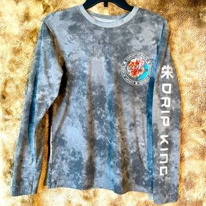 Fresh Laundry Drip King Rose Long Sleeve